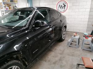Удалили царапину/притир/повреждение на BMW X6