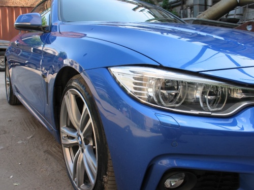 Нанесение защитного полимерного покрытия с предварительной полировкой BMW 428 X drive 2013