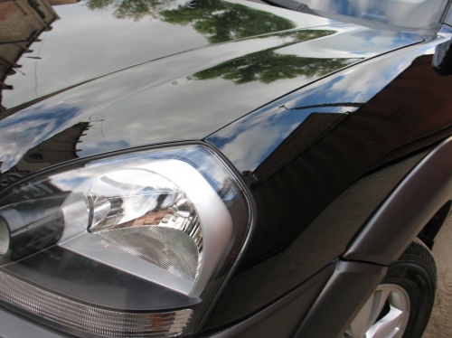Комплексная восстановительная абразивная полировка кузова Hyundai Tousan
